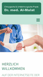 Mobile Screenshot of chirurgie-al-malat.de