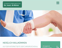 Tablet Screenshot of chirurgie-al-malat.de